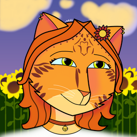 Abeline Ambermane, a D&D character by a friend.