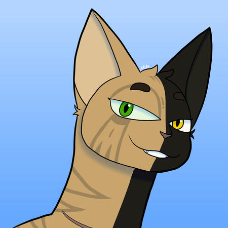 MarshaMallow's Halfstar, drawn for Art Fight 2025.